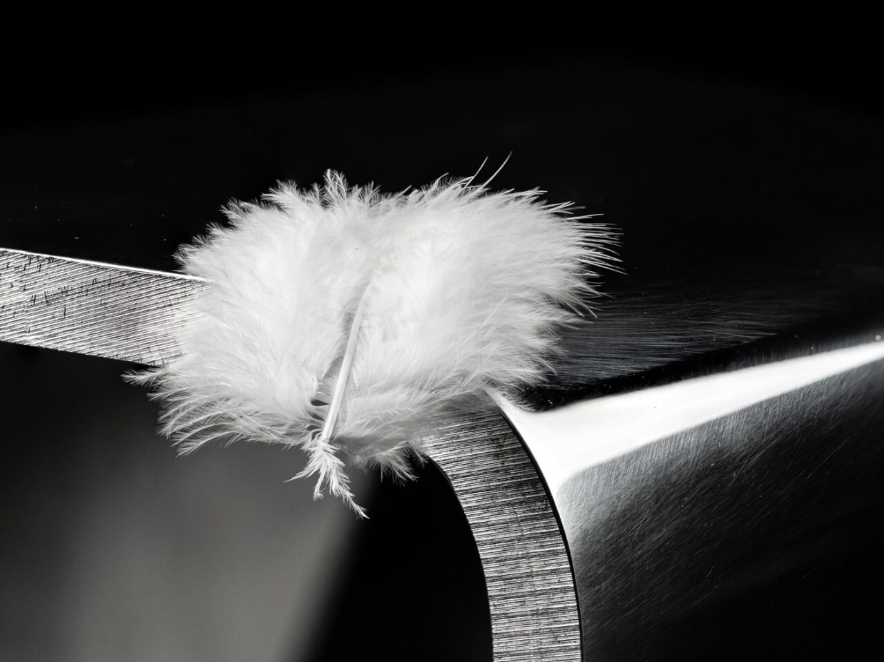 Stalatube stainless steel feather